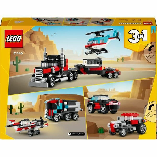 Playset Lego 31146 Creator Platform Truck with Helicopter 270 Stücke