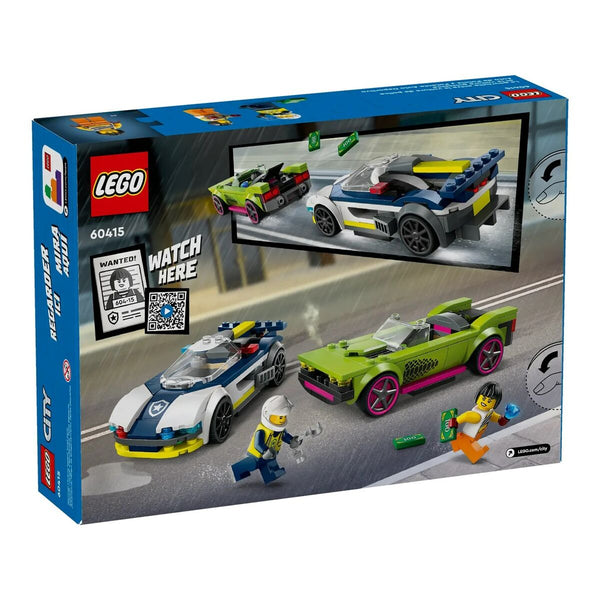Konstruktionsspiel Lego 60415 Police Car and Muscle Car Chase Bunt 213 piezas