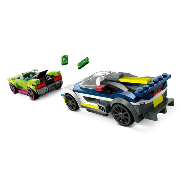 Konstruktionsspiel Lego 60415 Police Car and Muscle Car Chase Bunt 213 piezas