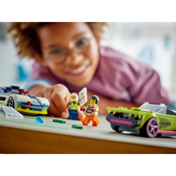 Konstruktionsspiel Lego 60415 Police Car and Muscle Car Chase Bunt 213 piezas