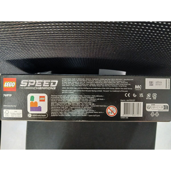 Konstruktionsspiel Lego 76919 Mclaren Formula 1 Bunt