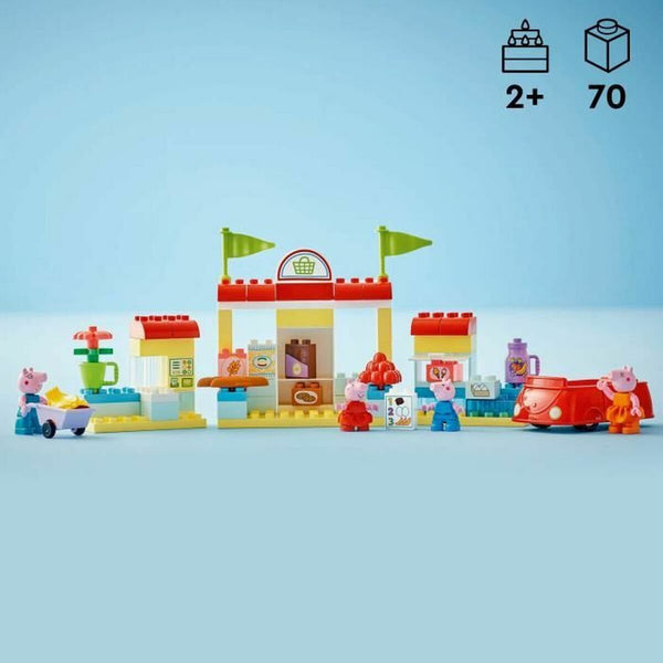 Konstruktionsspiel Lego 10434 Peppa Pig 70 piezas