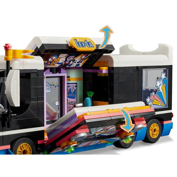 Konstruktionsspiel Lego Estrella del Pop Autobús de Gira Musical Bunt 845 Stücke
