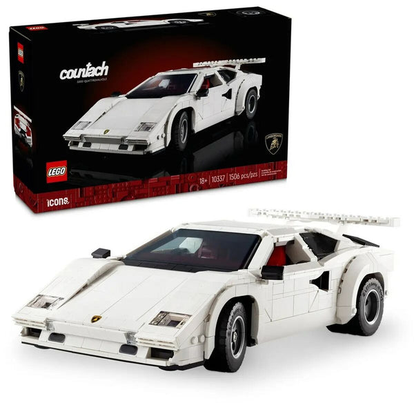 Konstruktionsspiel Lego ICONS 10337 Lamborghini Countach 5000 Quattrovalvole 1506 Stücke