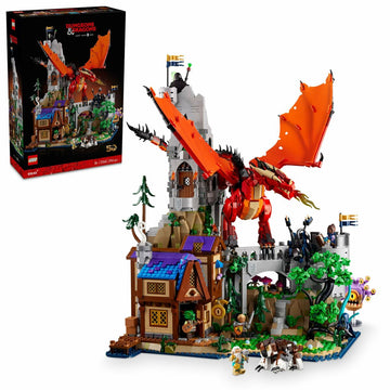 Konstruktionsspiel Lego Cuento del Dragón Rojo