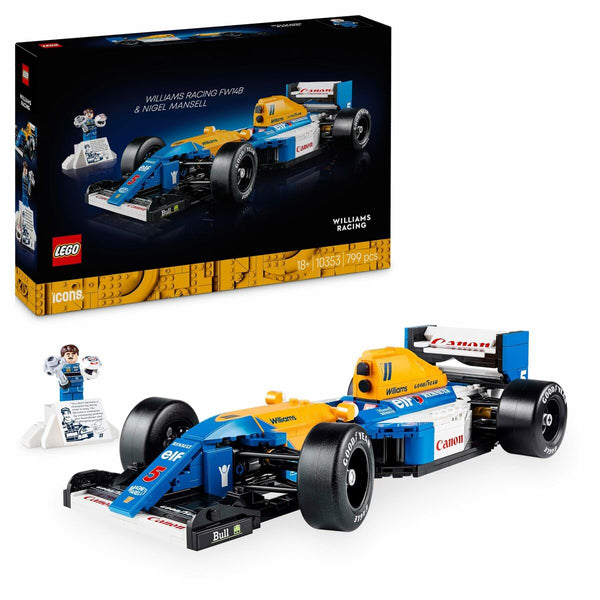 Konstruktionsspiel Lego ICONS 10353 Williams Racing FW14B i Nigel Mansell 799 Stücke