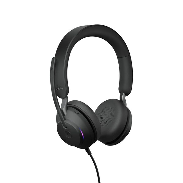 Kopfhörer mit Mikrofon Jabra Evolve2 40 SE Schwarz