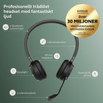 Kopfhörer mit Mikrofon Jabra Schwarz