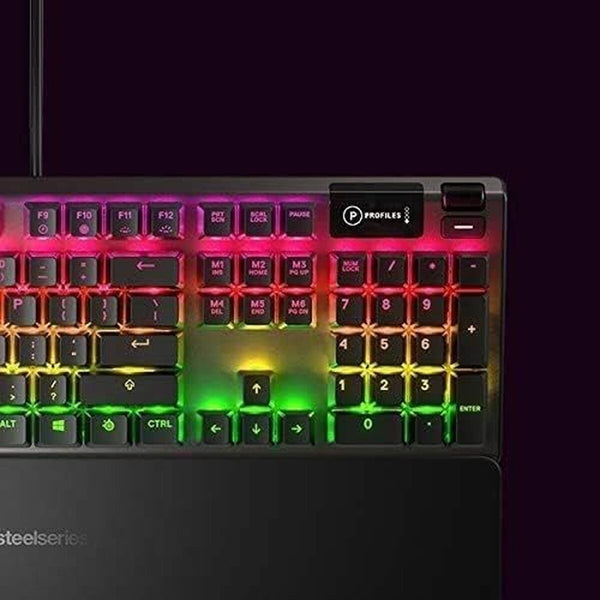 Mechanische Tastatur SteelSeries APEX 5 Schwarz Französisch AZERTY