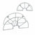 Schlauchtrommel Grouw Metall 43 x 15 x 23 cm
