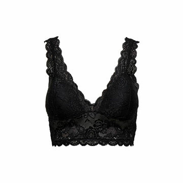Büstenhalter Only Onlchloe Lace Schwarz
