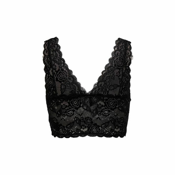 Büstenhalter Only Onlchloe Lace Schwarz