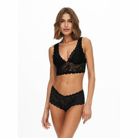 Büstenhalter Only Onlchloe Lace Schwarz