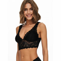 Büstenhalter Only Onlchloe Lace Schwarz