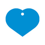 Identifikationsschild für Halsband Imarc Heart Blau