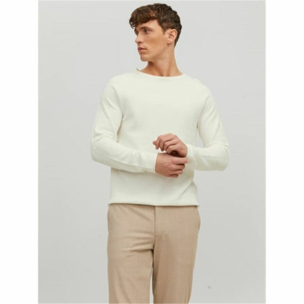 Herren Sweater ohne Kapuze Jack & Jones ehill Knit Cloud Dancer