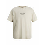 Herren Kurzarm-T-Shirt Jack & Jones JORVESTERBRO TEE SS 12240121 Beige