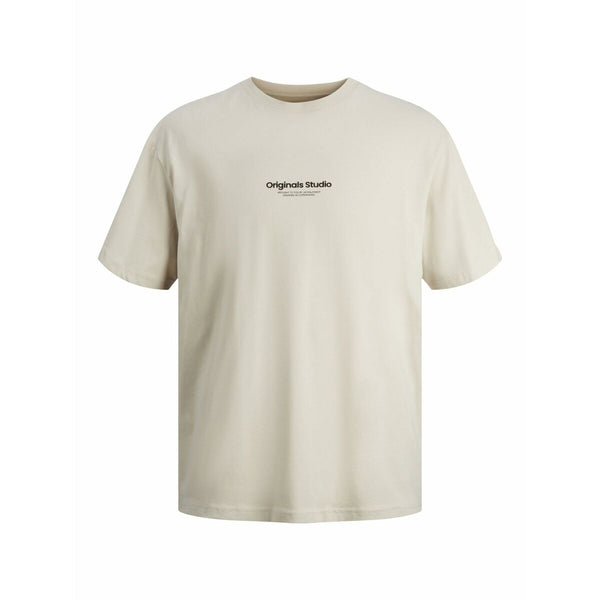 Herren Kurzarm-T-Shirt Jack & Jones JORVESTERBRO TEE SS 12240121 Beige