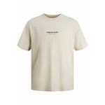 Herren Kurzarm-T-Shirt Jack & Jones JORVESTERBRO TEE SS 12240121 Beige