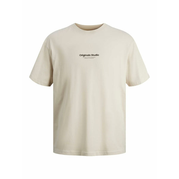 Herren Kurzarm-T-Shirt Jack & Jones JORVESTERBRO TEE SS 12240121 Beige