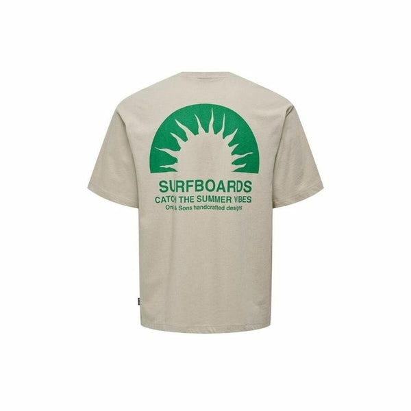 Herren Kurzarm-T-Shirt Only & Sons Onskasen Rlx Grau