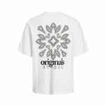 Herren Kurzarm-T-Shirt Jack & Jones bari Back Weiß Herren