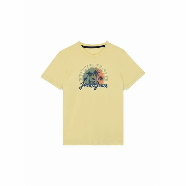 Kurzarm-T-Shirt für Kinder Jack & Jones Jjsummer Smu Vibe Tee Gelb