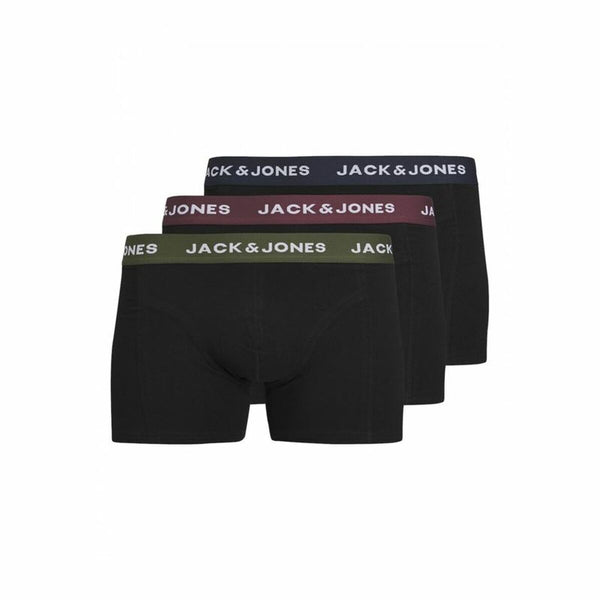 Herren-Boxershorts Jack & Jones Jacaron Solid Trunks Schwarz