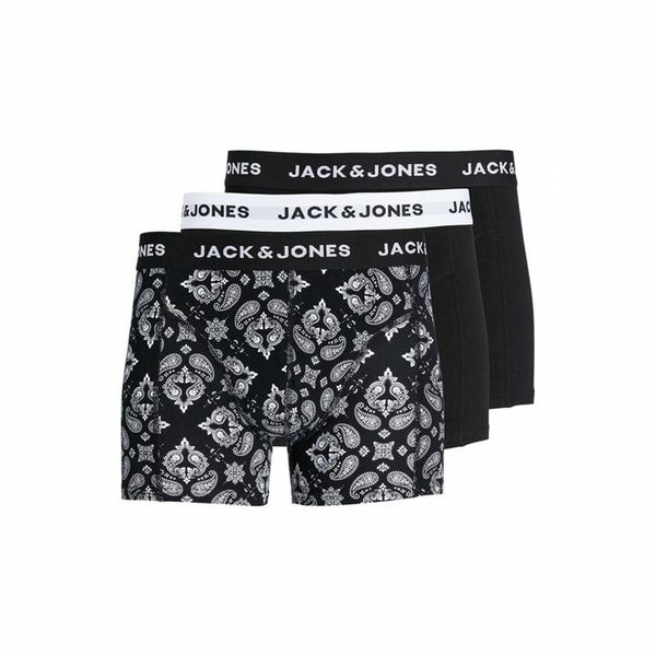 Herren-Boxershorts Jack & Jones Jacparis Trunks Schwarz