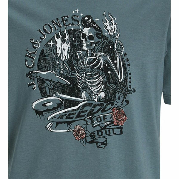 Kurzarm-T-Shirt für Kinder Jack & Jones skull Rock Crew