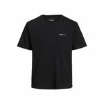 Herren Kurzarm-T-Shirt Jack & Jones Jorvarenna Painted Schwarz