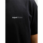 Herren Kurzarm-T-Shirt Jack & Jones Jorvarenna Painted Schwarz