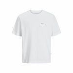 Herren Kurzarm-T-Shirt Jack & Jones Jorvarenna Painted Weiß
