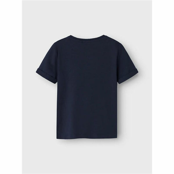 Kurzarm-T-Shirt für Kinder Name It Nmmvux Blau