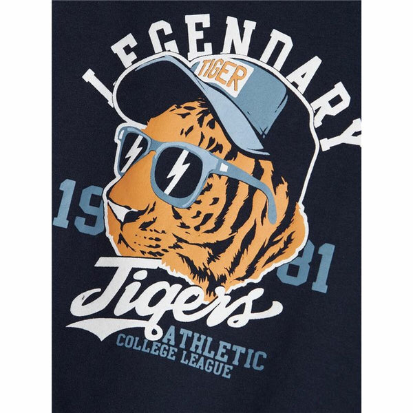 Kurzarm-T-Shirt für Kinder Name It Nmmvux Blau