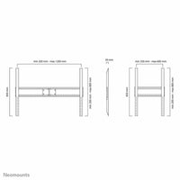 TV Halterung Neomounts LFD-W1500            60-100" 150 kg