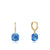 Damenohrringe Viceroy 13102E100-53 Sterlingsilber 925 Gold Blau