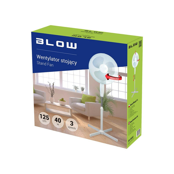 Freistehender Ventilator Blow 44-064# Weiß 110 W