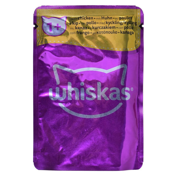 Katzenfutter Whiskas Classic Meals Huhn Rindfleisch Lamm Vögel 80 x 85 g