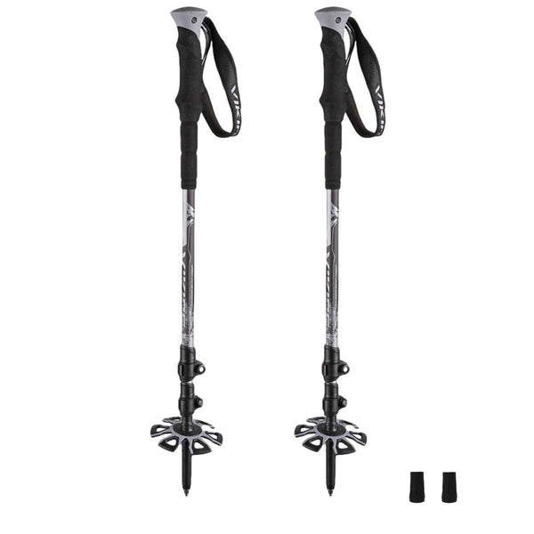 Trekking-Stock Viking VARIO TOUR Schwarz Grau (2 Stück)