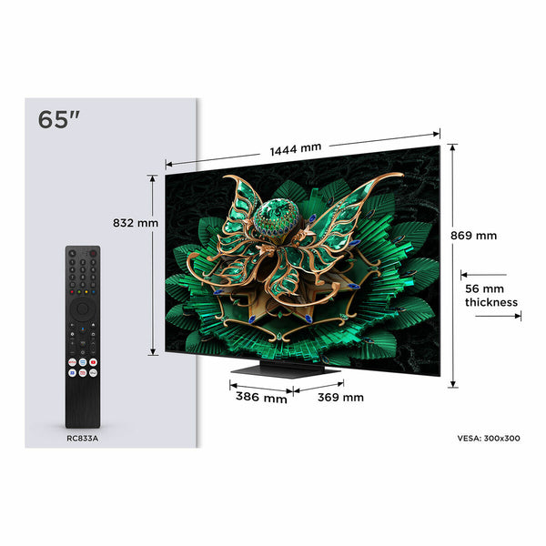 Smart TV TCL 65C7K 65" 4K Ultra HD HDR QD Mini LED