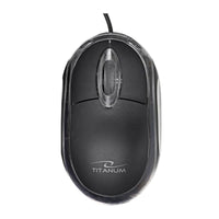 Tastatur mit Maus Titanum TK106 Weiß Schwarz