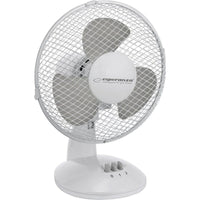 Tischventilator Esperanza EHF004WE Weiß Grau 30 W