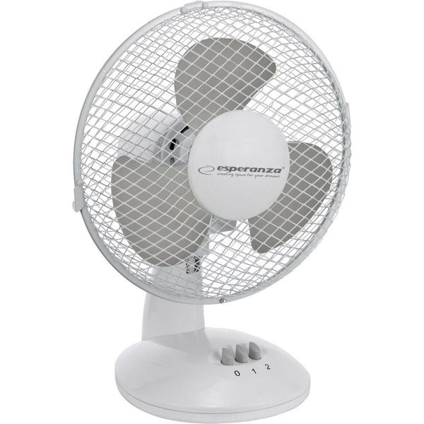Tischventilator Esperanza EHF004WE Weiß Grau 30 W