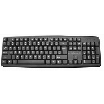 Tastatur Esperanza EK134 Schwarz Bunt Schwarzweiß