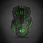 Gaming Maus Esperanza EGM212 Schwarz grün