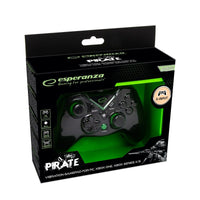 Gaming Controller Esperanza Pirate EGG114K USB 2.0 Schwarz grün Microsoft Xbox One PC Xbox Series X Xbox Series S