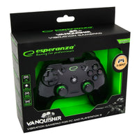 Gaming Controller Esperanza Vanquisher GX550 USB 2.0 Schwarz PC PlayStation 3