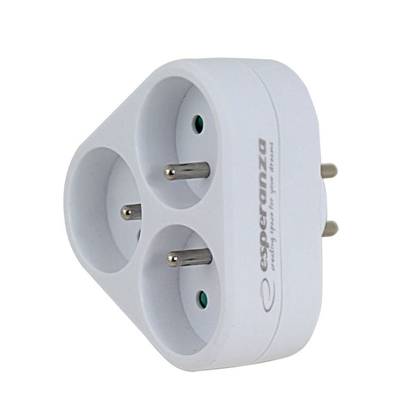 Steckdosenleiste Esperanza ELK303W 3 Stecker