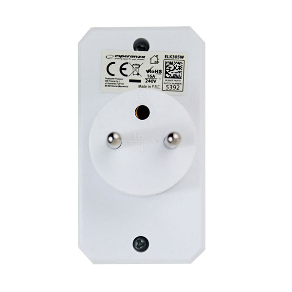 Steckdosenleiste Esperanza ELK305W 2 Stecker